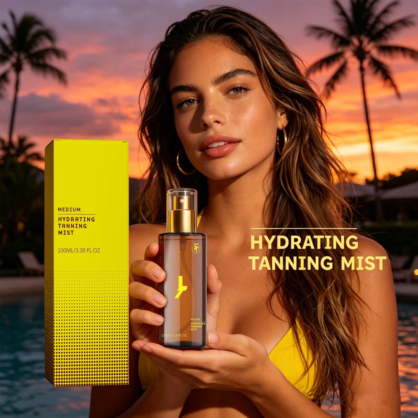 Sunless Self Tanning Essence Spray – Natural Bronze Glow Self Tanning Spray Zpaxo