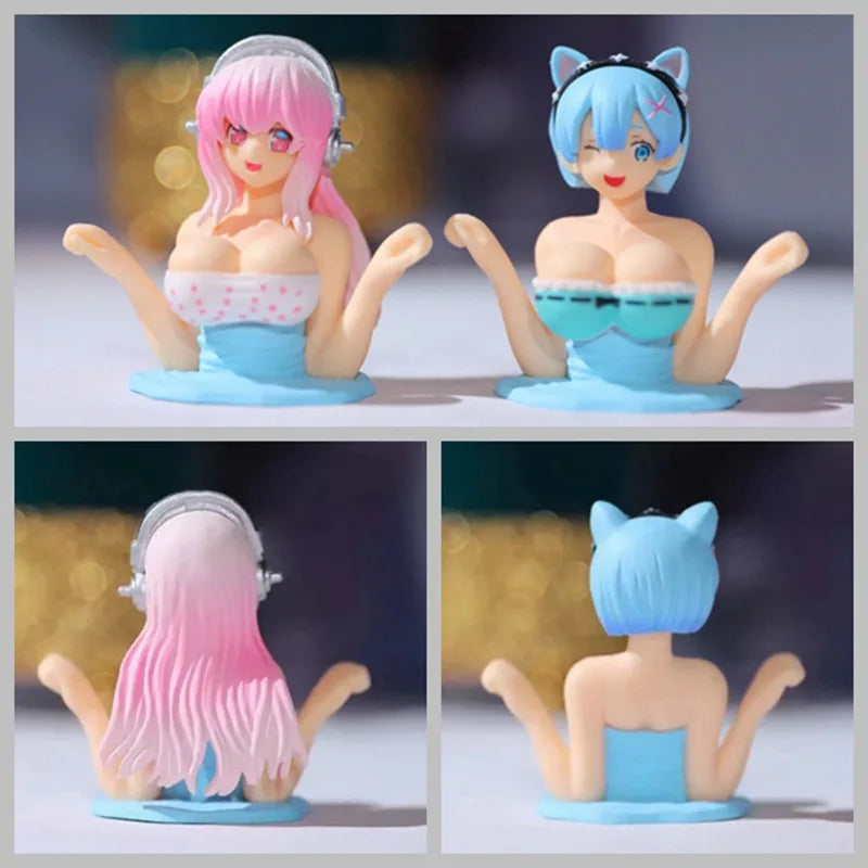 Kawaii Anime Car Dashboard Figurine – Kanako Bobblehead Doll
