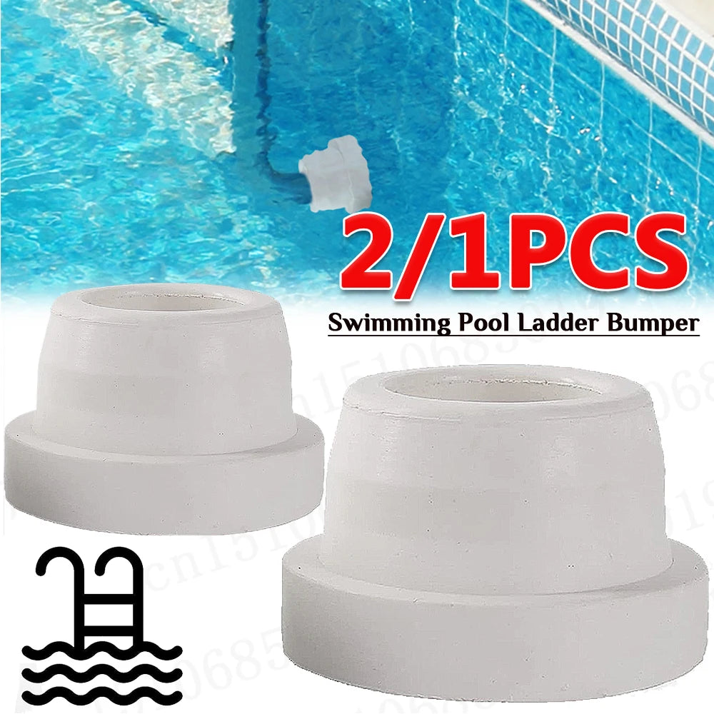 2PCS Swimming Pool Ladder Rubber Bumper Universal Pool Ladder Tubing Inside Plug Bumper Cap for Inground Pool Zpaxo