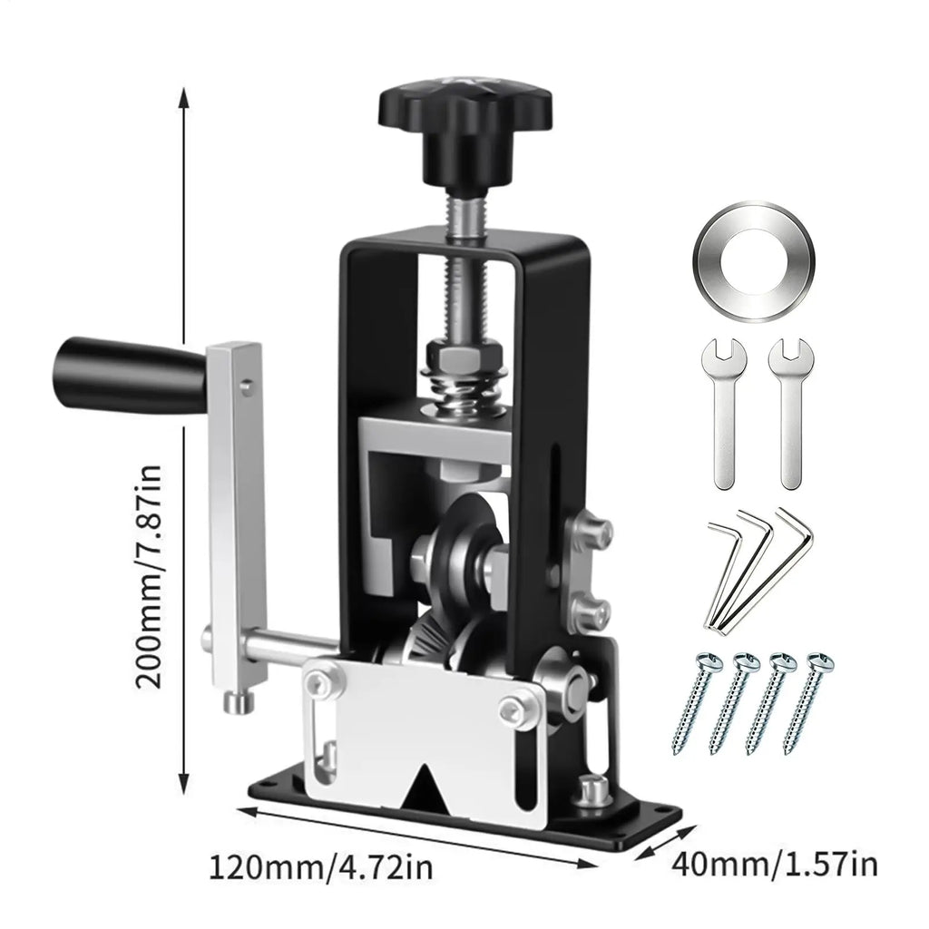 Wire Stripping Machine Manual Adjustable Hand Crank Tool Electrical