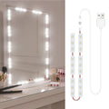 USB LED Strip Lights Dressing Mirror Makeup Mirror Lights Dimmable Touch Control Vanity Mirror Lights Bathroom Mirror Light Zpaxo 30LEDs