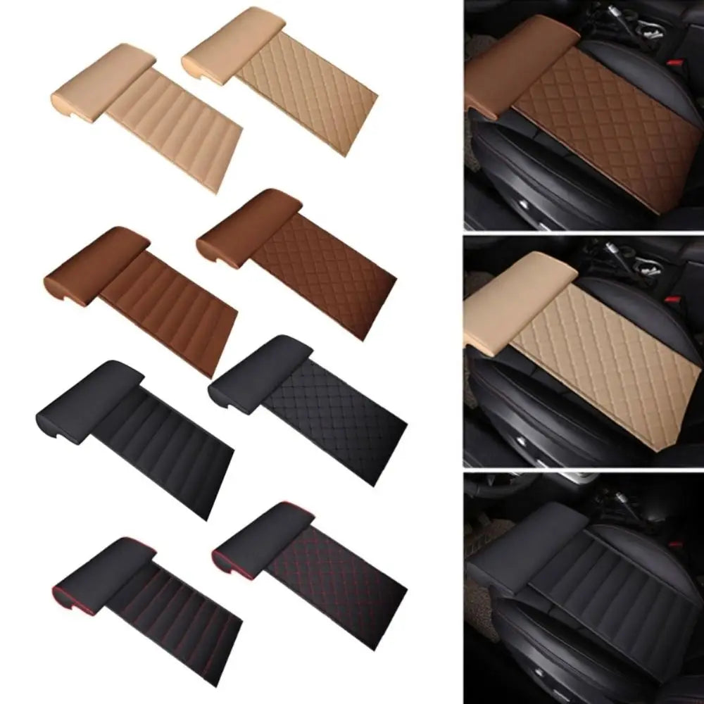 Leather Car Seat Extender Cushion Sweatproof Universal Leg Support Zpaxo