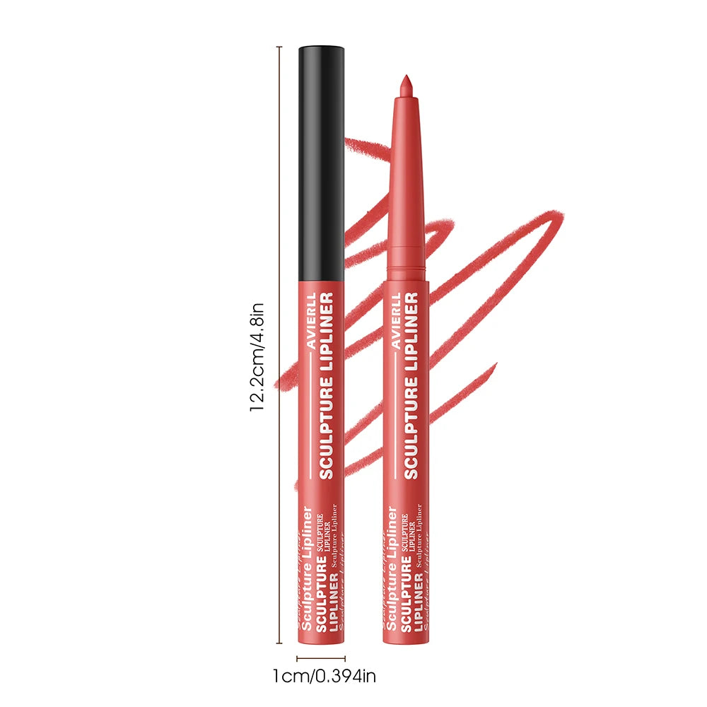 AVIERLL Matte Lip Liner Long-lasting Waterproof Easy-to-apply Zpaxo