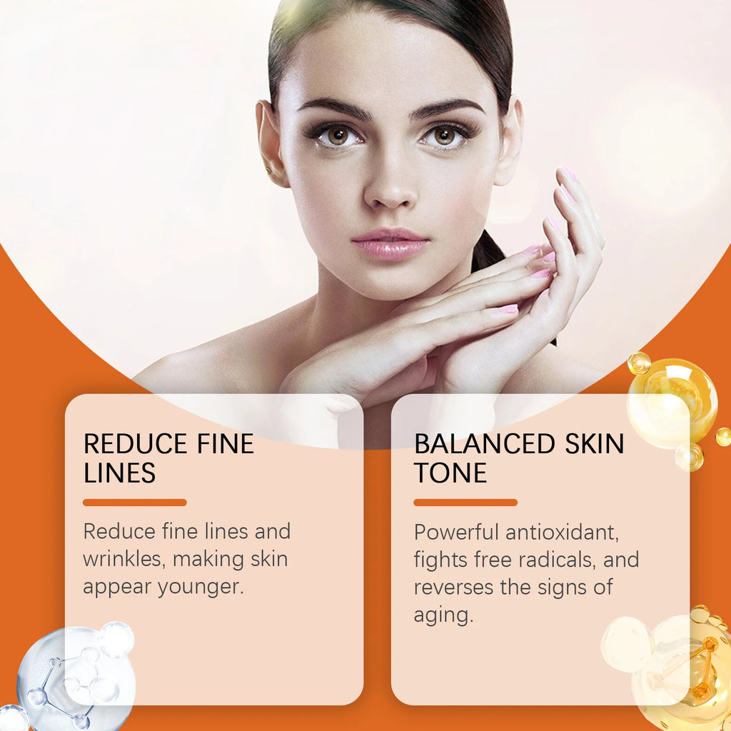 Vitamin C Serum – Dark Spot Remover & Brightening Facial Essence Brightening Face Serum Zpaxo