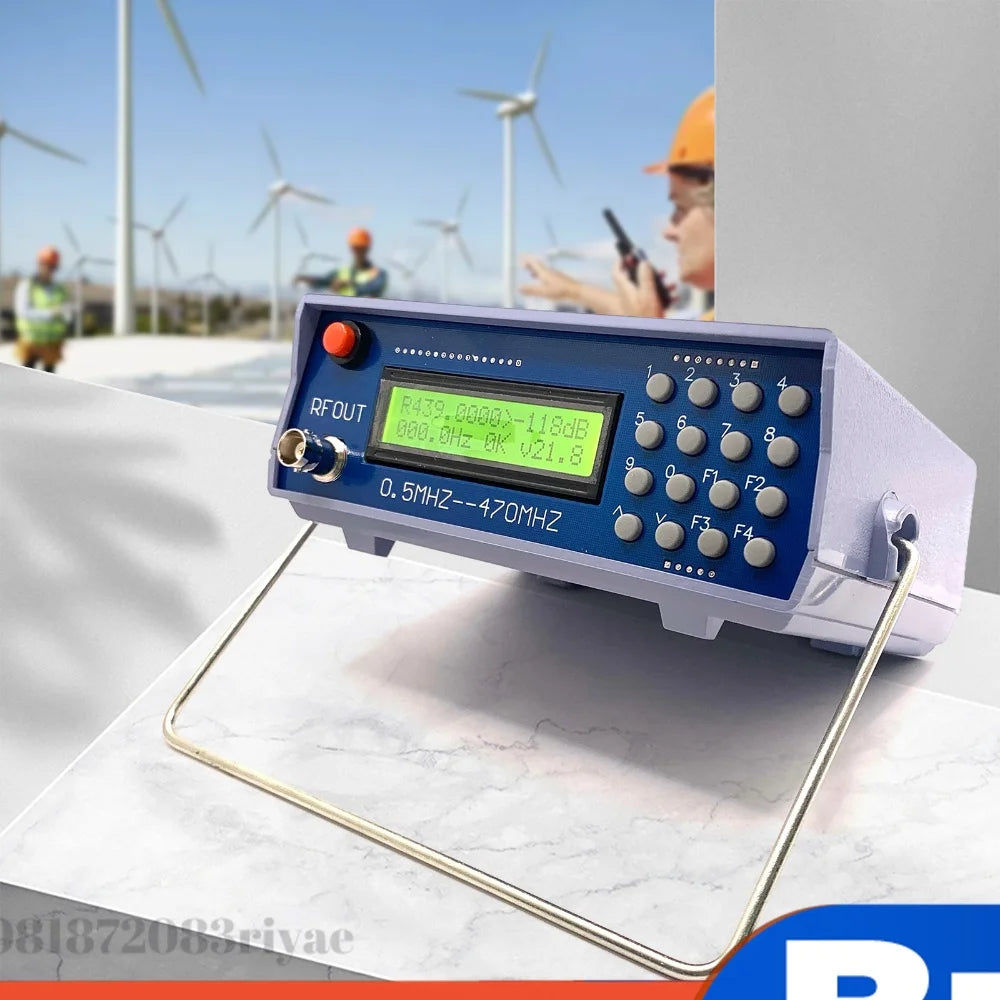 0 5MHZ 470MHZ RF Signal Generator CTCSS Function Audio Modulation