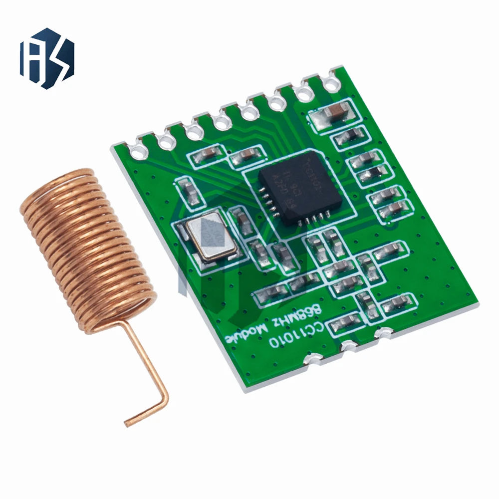 CC1101 Wireless Module Long Distance Transmission Antenna 868MHZ SPI Interface Low Power M115 For FSK GFSK ASK OOK MSK 64-byte Zpaxo