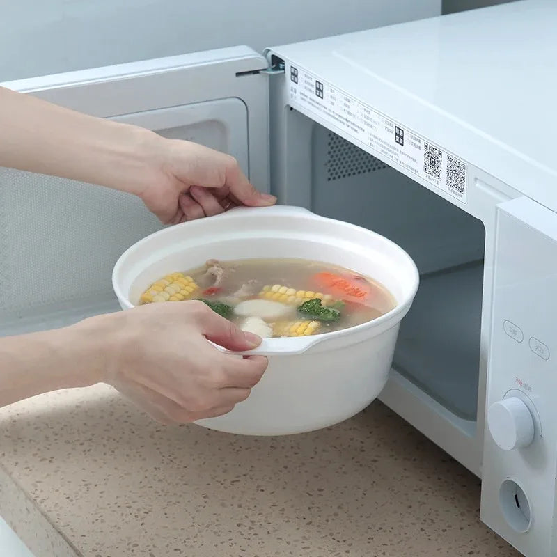 Microwave Oven Special Box Heated Soup Pot Rice Steamed Buns Lid