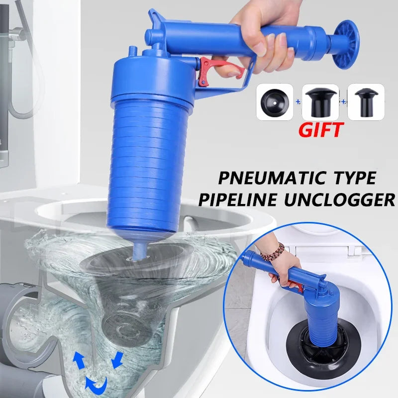 Air Pump Pressure Unblocker Pipe Plunger Drain Cleaner Sewer Sinks Basin Pipeline Clogged Remover Kitchen Toilet Cleaning Tools Zpaxo