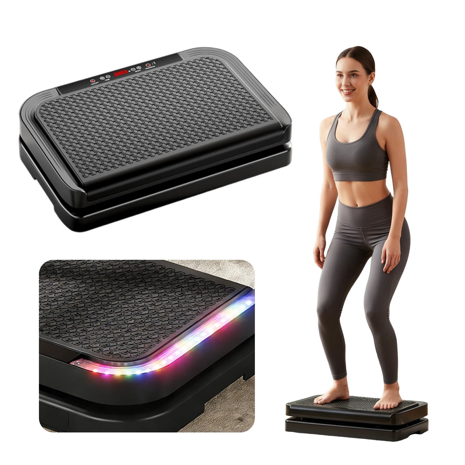 Standing Shaking Machine Rope Abdominal Workout Equipment 200 Modes