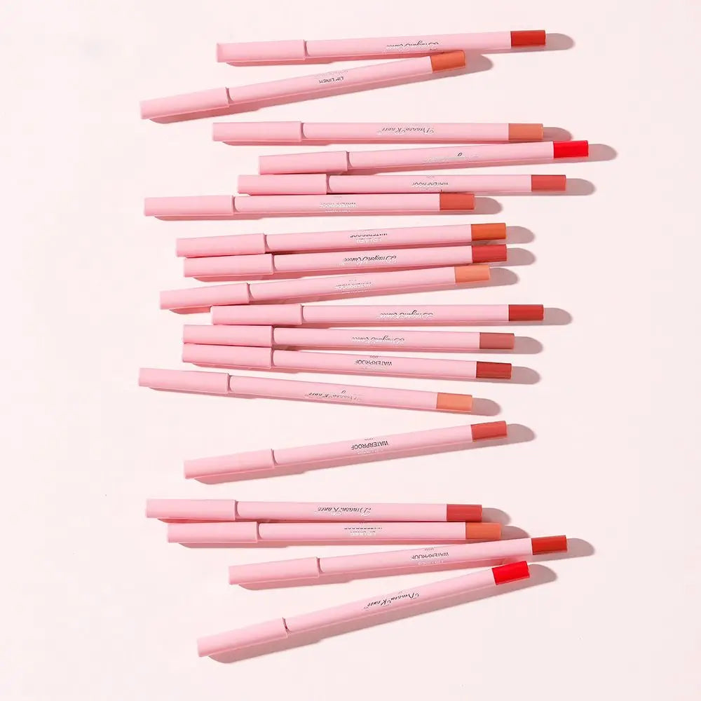 New Waterproof Lipliner Pencil Velvet Matte Lip Liner Natural Outline Lip Contour Line Lipliner Pen Zpaxo