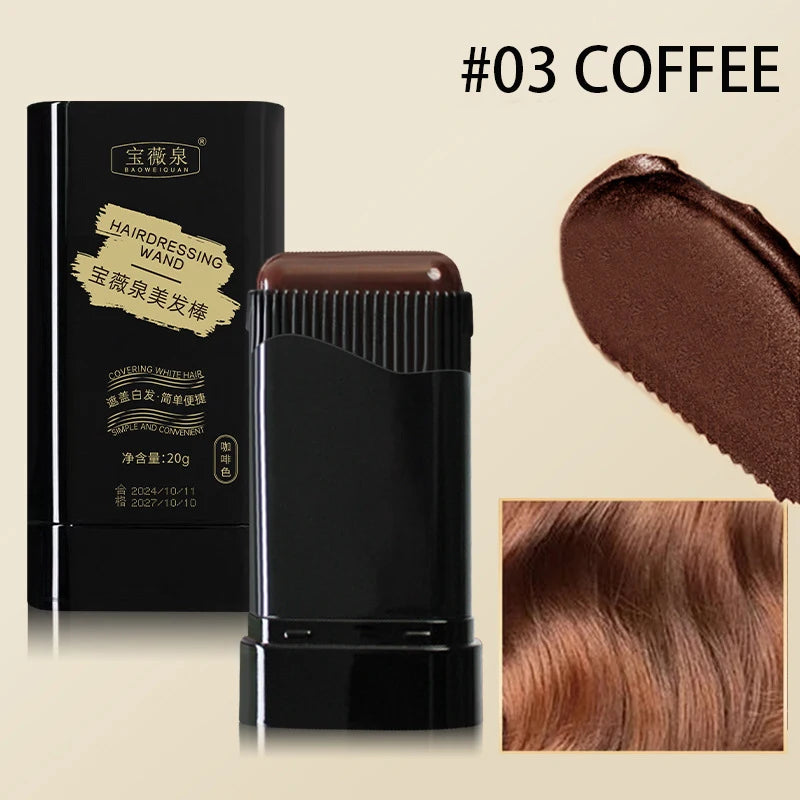 Temporary Hair Stick Long-lasting Fast Cover Easy Apply Beard Dye Zpaxo COFFEE