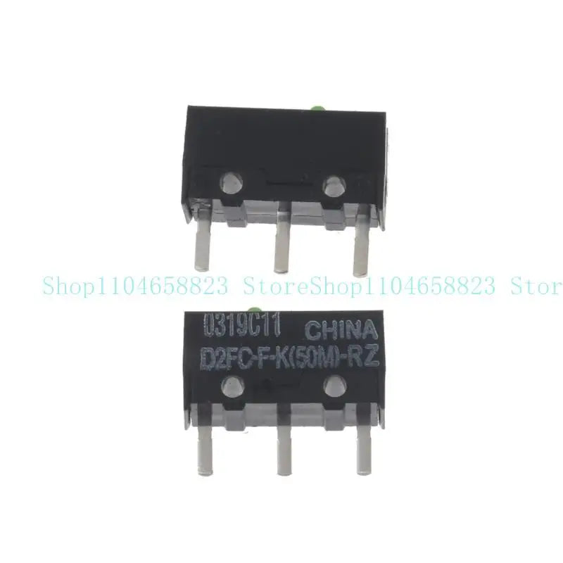 652F 2 Pieces Mouse Micro Switch Fretting Button Suitable for Mouse Zpaxo