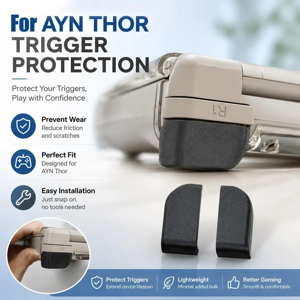 Extended Trigger Key Caps for AYANEO THOR – Grip & Protection Trigger Key Caps Zpaxo