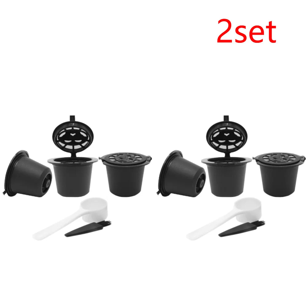 3- Fit Concept Le Cube Maestria Coffee Filter Cup Reusable Capsule Zpaxo Black-6pcs
