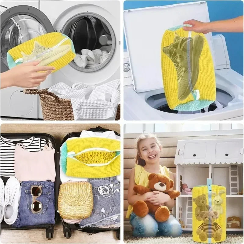 Sneaker Washing Net Bag To Wash Slippers Shoe Laundry Net Washing Machine Bag Slippers Shoes Bags Wash Slippers Washing Shoe Bag Zpaxo