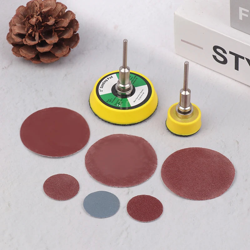 60 1 Sanding Discs Pad Drill Grinder Rotary Tools Backer Plate Zpaxo