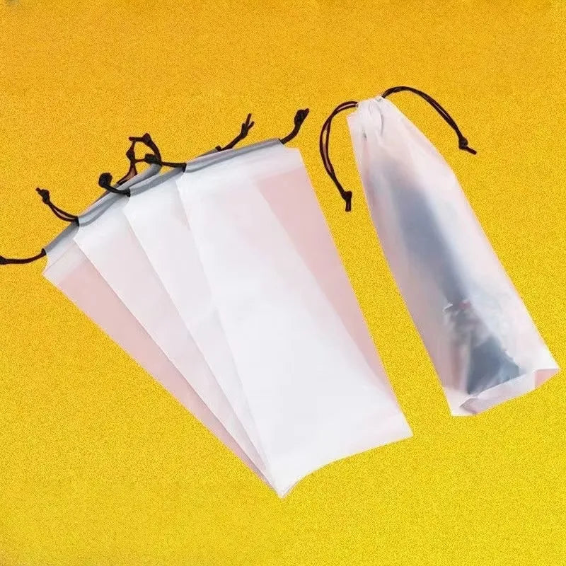 Waterproof Umbrella Storage Bags – Drawstring Cover, 5–40 Pack