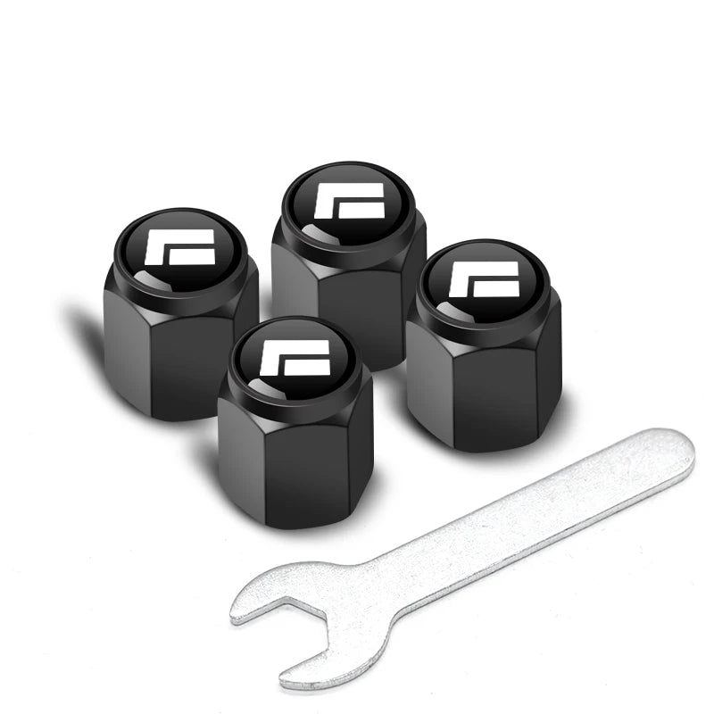 Anti-Theft Tire Valve Caps – Universal Dustproof Cover Set