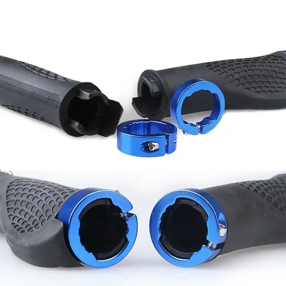 1 Pair DIY Bicycle Handles Ergonomic Handlebar Parts Non-slip Outdoor