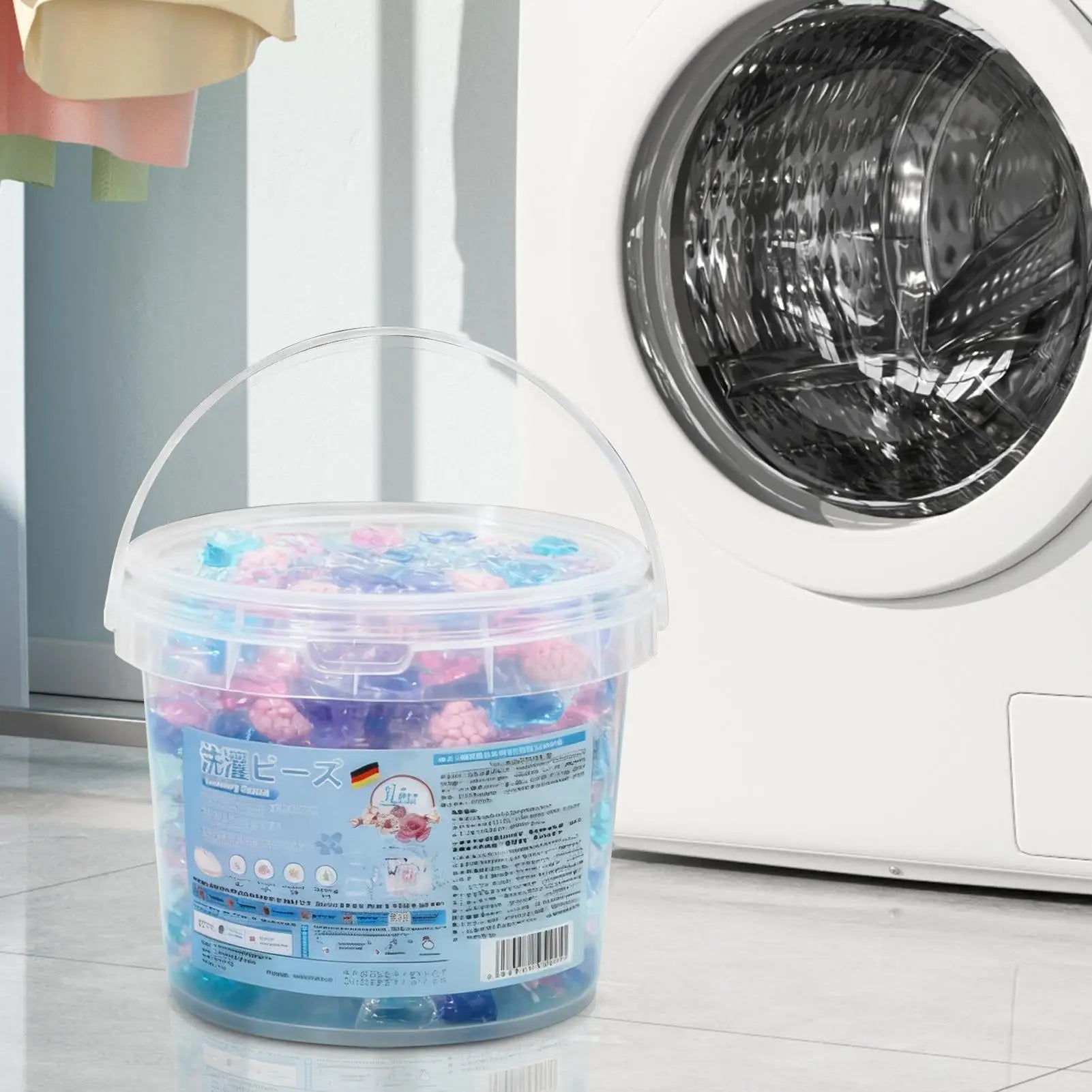 Laundry Detergent Pods Deep Cleaning 40 Tablets Beads Washing Machine