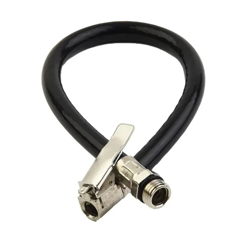 Air Tyre Inflator Pressure Car Auto Tire Hose Pump Gauge Hose Connector Flexible For Automobile Tires Fast Inflatable Rods Zpaxo
