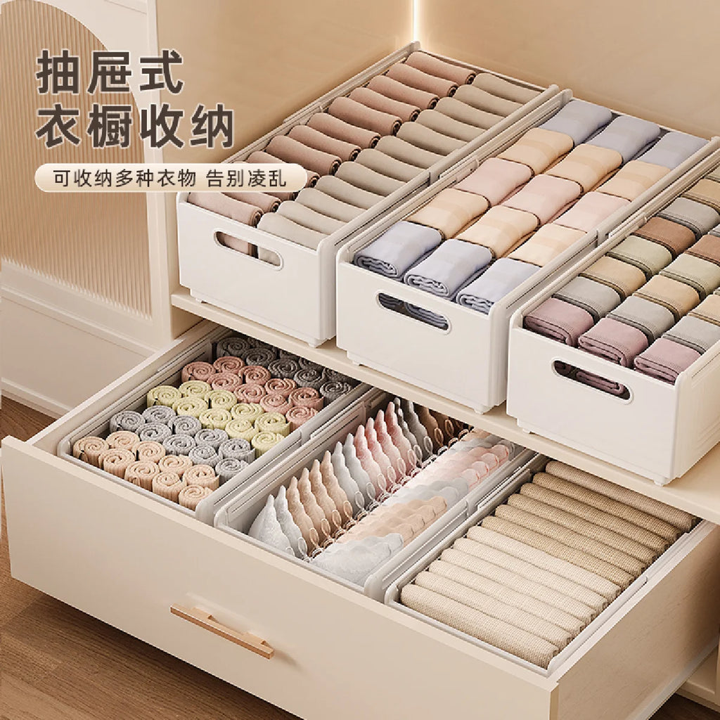 Wardrobe storage boxes clothing organizers toy storage bins desktop drawers underwear organizers Zpaxo