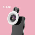 15X Macro Lens Mobile Phone 1 HD Camera LED Ring Flash Light