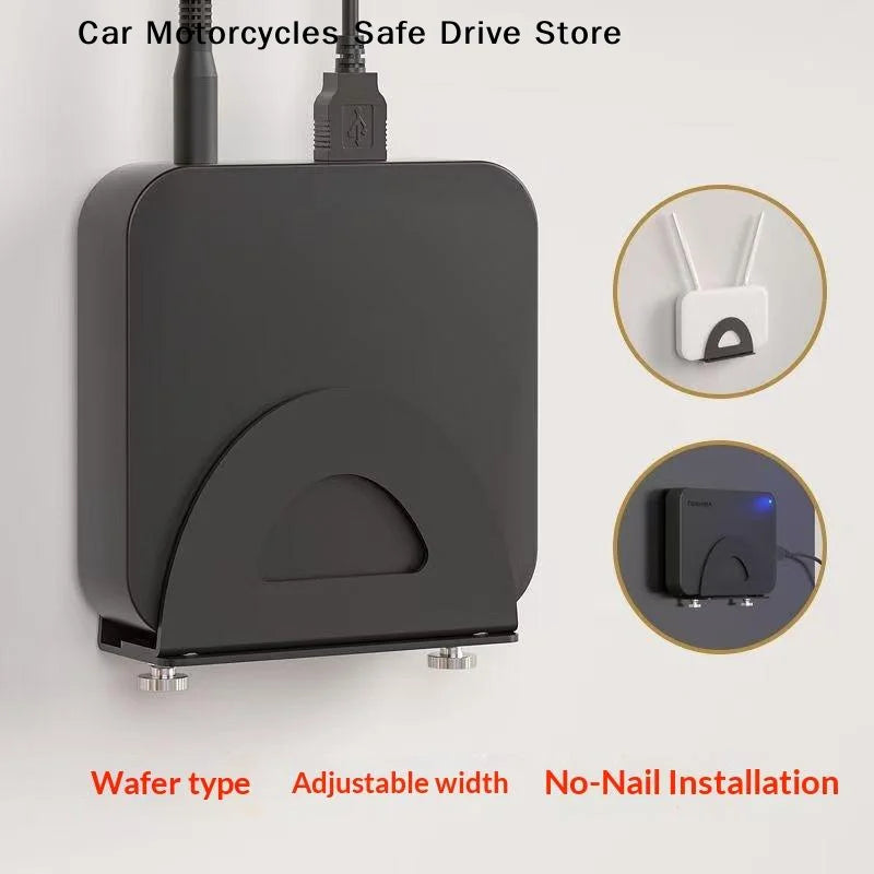 M1Pcs Wall Mounted Router Storage Box Wifi Device Bracket Placement