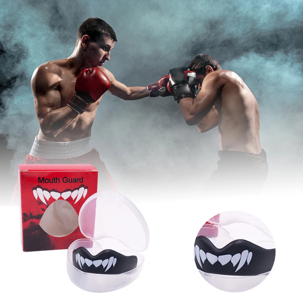 1- Fighting Training Mouth Guard Boxing Gum Shield Slim Fit Adult