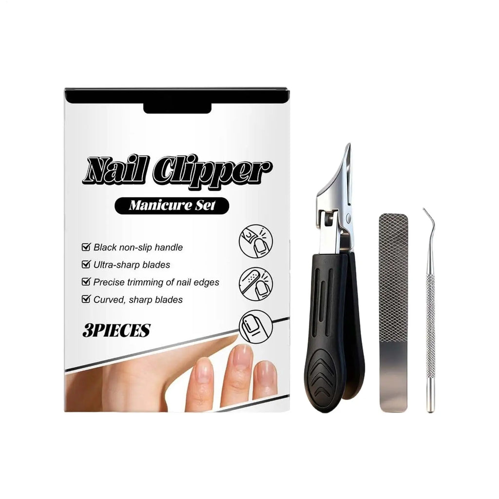 Angled Nail Clippers – Wide Opening Anti-Splash Trimmer Nail Clipper Trimmer Zpaxo