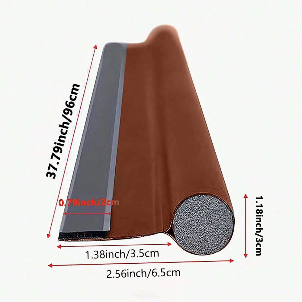 Door Bottom Sealing Strip Door Draft Stopper Soundproof Insulation Noise Sound Blocker Zpaxo