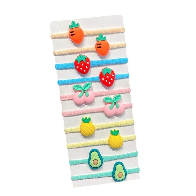 Kids Cartoon Hair Bands – 20-40 Piece Elastic Hair Ties for Girls Kids Hair Accessories Zpaxo