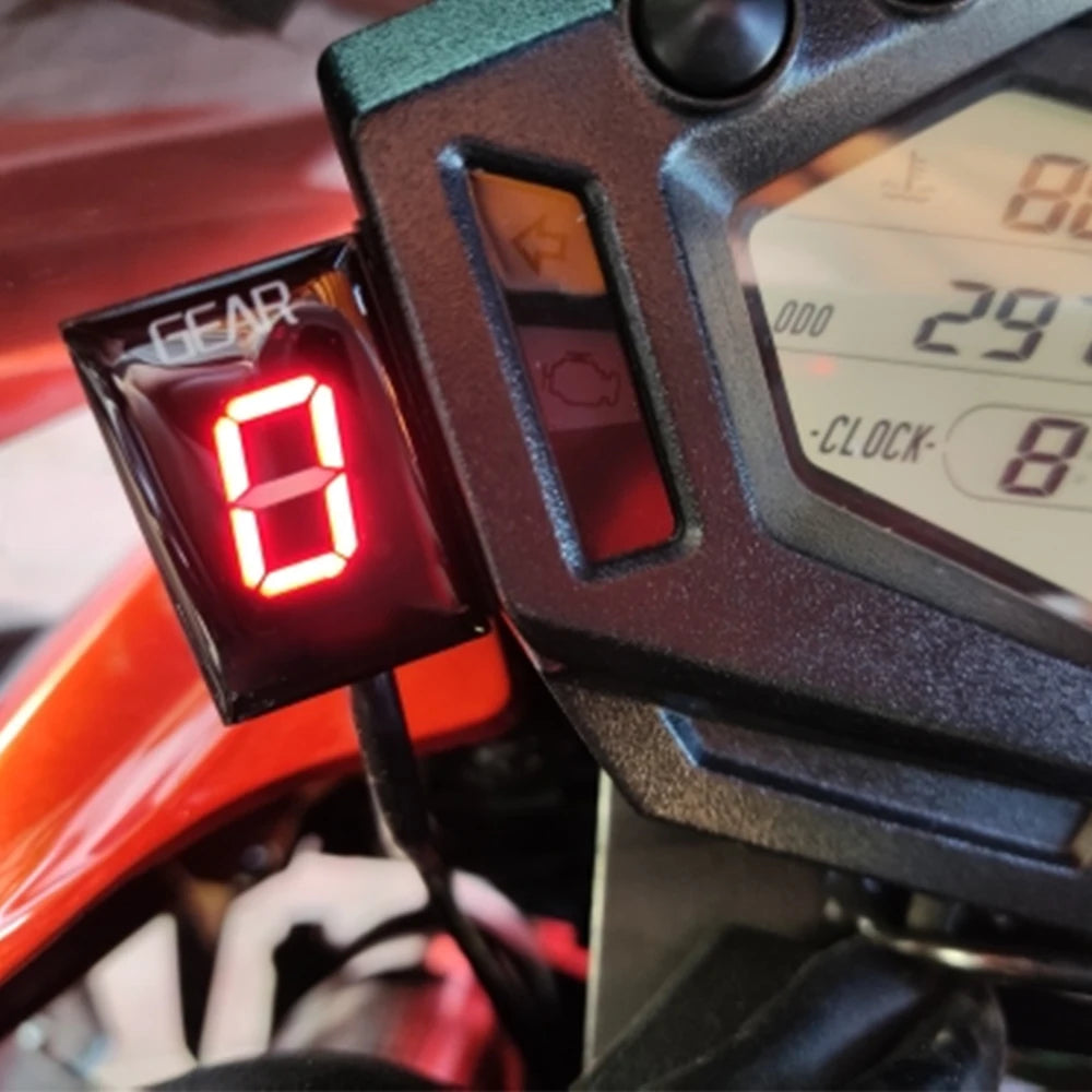 Gear Indicator For Kawasaki ER6N Z1000SX Ninja400 Z1000 Z800 Z750 Versys 650 Z650 W800 Motorcycle Speed Display Meter Accessory Zpaxo