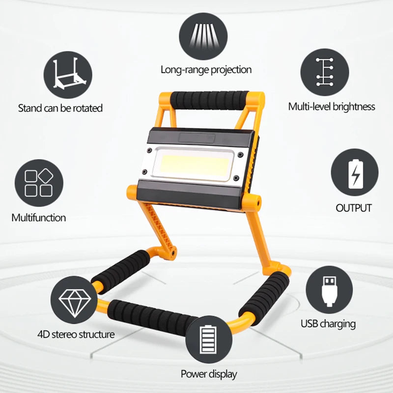 POCKETMAN 20W COB LED Foldable Work Light – 3000LM Spotlight
