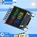 1PCS 0.95 inch full color OLED Display module with 96x64 Resolution SPI Parallel Interface SSD1331 Controller 7PIN new with case Zpaxo 10pcs