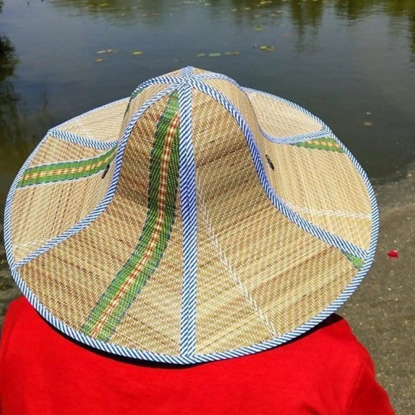 Foldable Wide Brim Straw Sun Hat – Unisex Beach & Outdoor Wide Brim Sun Hat Zpaxo
