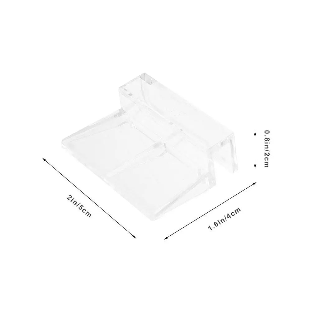 Acrylic Aquarium Lid Clamps Fish Tank Cover Support Bracket Glass