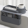 Sofa Armrest Cup Holder Silicone Drink Tray Spill-proof Couch Side Zpaxo Grey