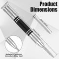 Automatic Center Punch 5 inch Steel Spring Loaded Center Hole Punch with Adjustable Tension Punch Tool for Metal Wood Glass Plas Zpaxo 13cm