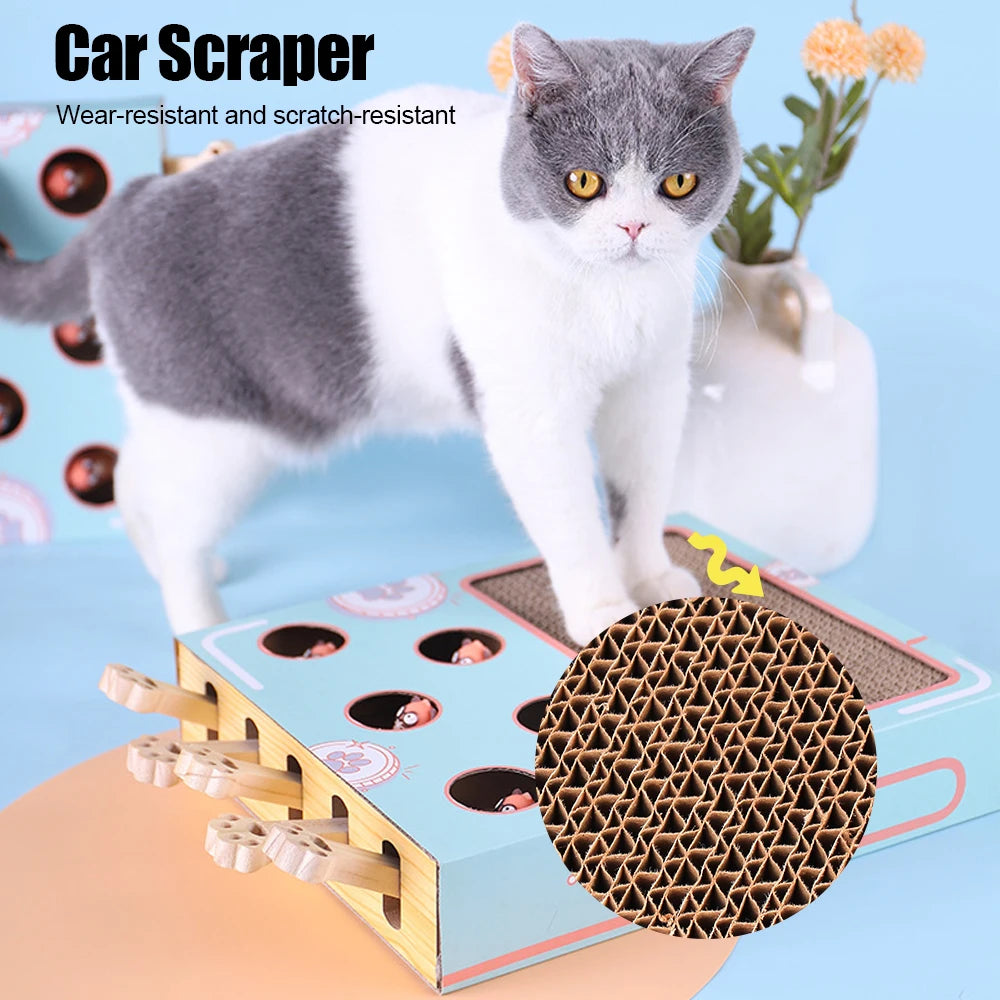 Cat Hit Gophers 1 Game Box Funny Stick Toy Chase Hunt Mouse Maze