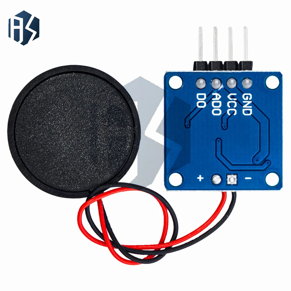 Piezoelectric Vibration Sensor Module 5V DC Digital TTL Output Zpaxo