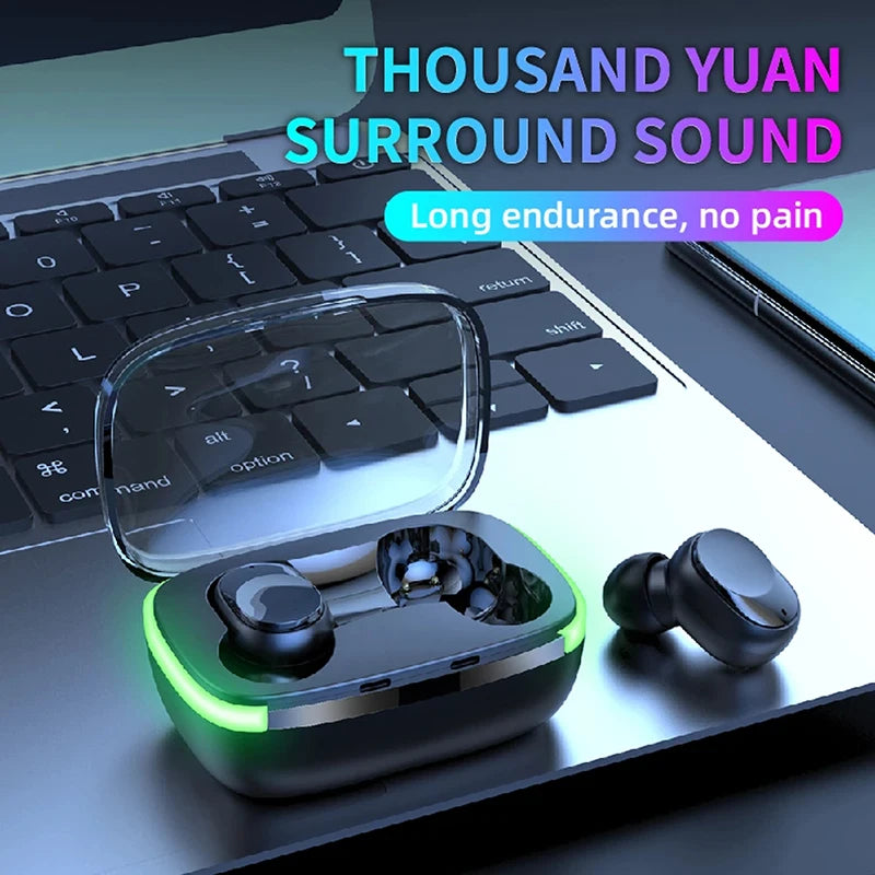 Y60 TWS Bluetooth 5 1 Earphone Wireless Headphones LED Display Earpod Zpaxo