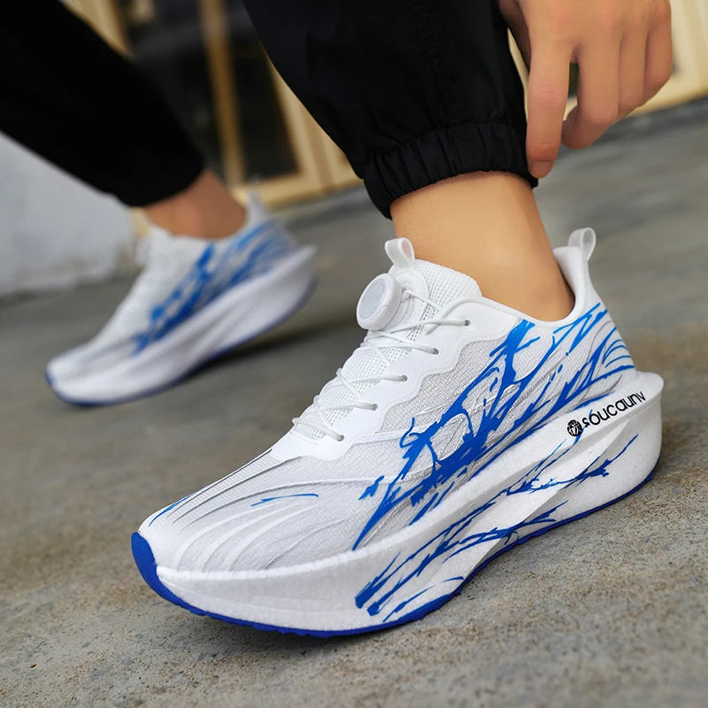 Men's Shoes Casual Sneakers Luxury Trainers Breathable Race Running