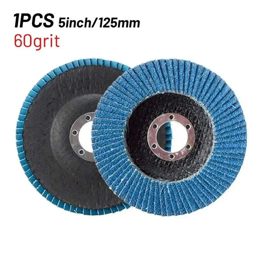 5'' Metal Sanding Flap Discs Angle Grinder Wheels Blade 60 80grit
