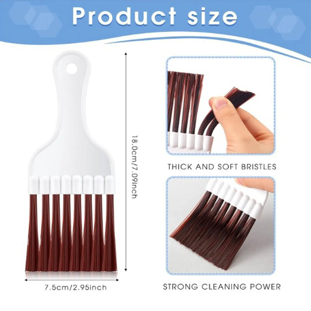 Air Conditioner Cleaner Kit Non-Slip Handle AC Washer Tool Air Conditioner Condenser Fin Comb for Home Dorm Hotel Dormitory Zpaxo