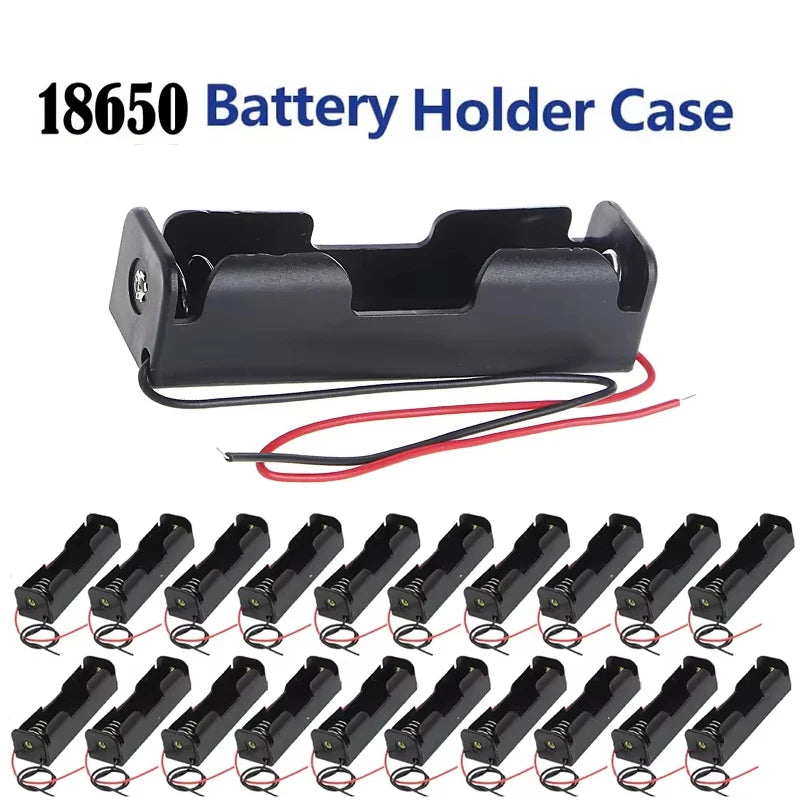 18650 Battery Case 1 Slot 3 7V-4 2V Diy Storage Plastic Container
