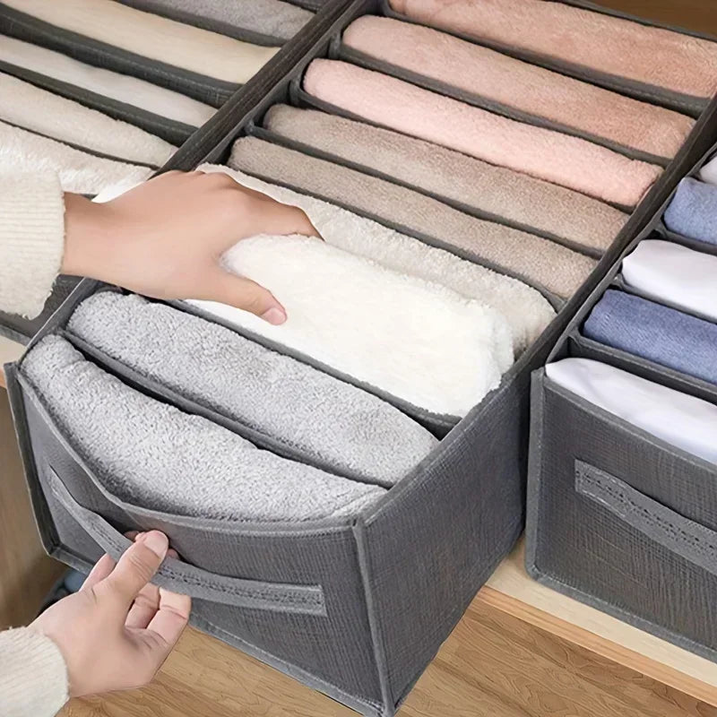 Closets Clothes Organizer Pants Jeans Storage Box Cabinet Organizer Drawers Underwear Socks T-Shirt Wardrobe Storage Organizers Zpaxo