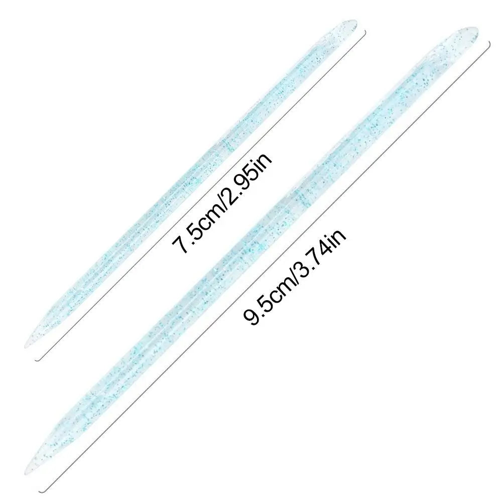 50 Reusable Crystal Stick Material Professional Design Double Head Zpaxo