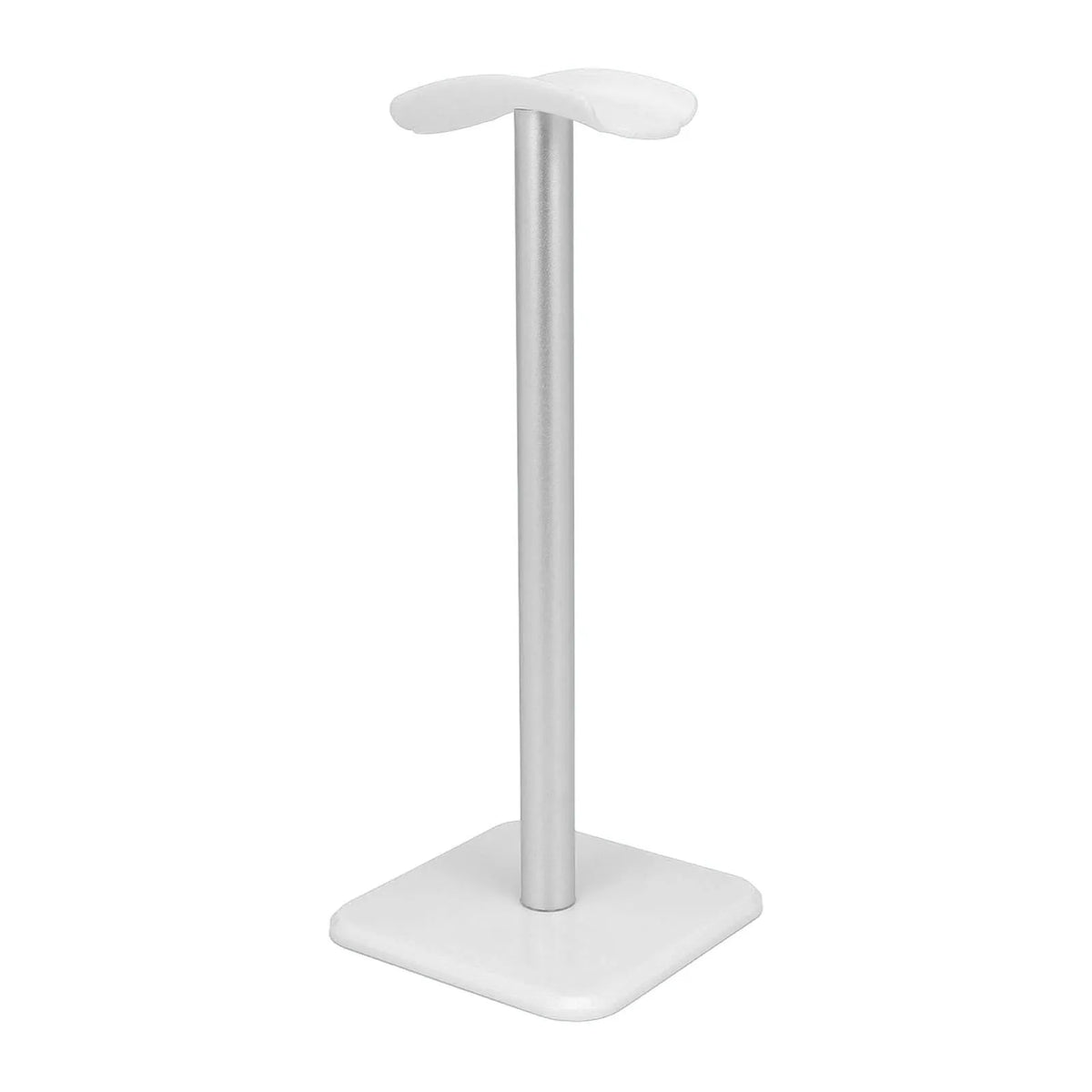Headphone Stand Rounded Corner Anti Slip Base TPU Tray Sturdy Metal Zpaxo WHITE