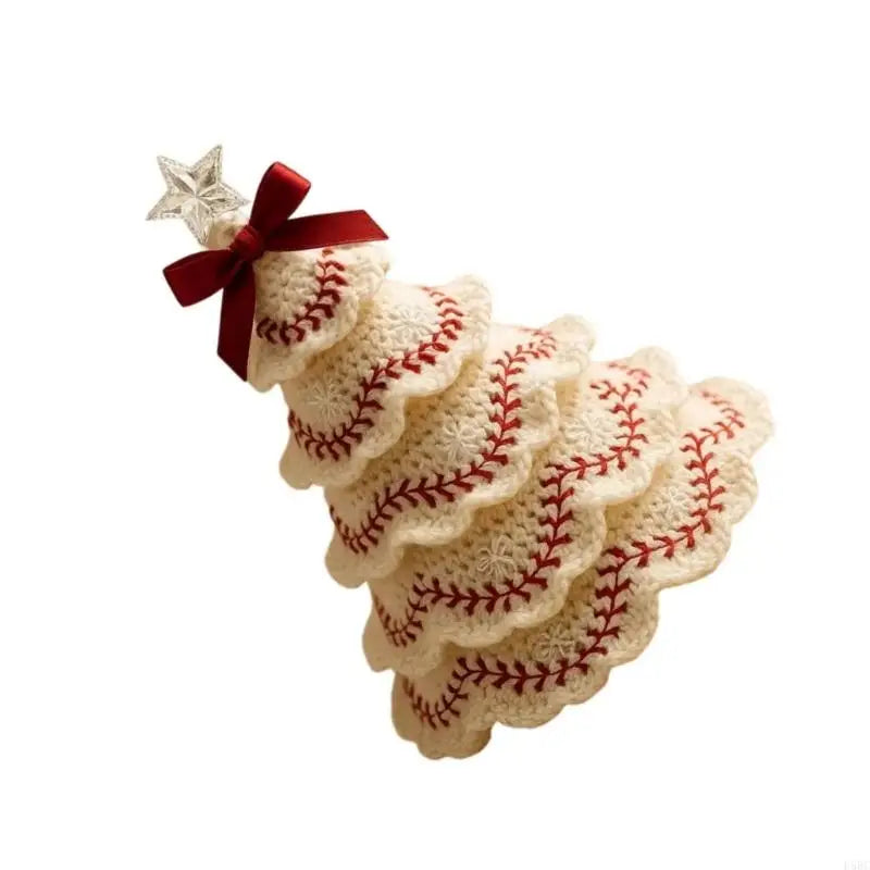 Crochet Christmas Ornament Craft Include Instruction Hook Yarn Kid